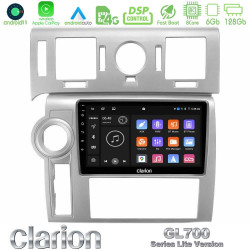 Clarion GL700 Lite Series 8Core Android11 6+128GB Hummer H2 2008-2009 Navigation Multimedia Tablet 9 Με Carplay -amp; Android Auto