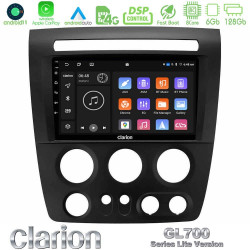 Clarion GL700 Lite Series 8Core Android11 6+128GB Hummer H3 2005-2009 Navigation Multimedia Tablet 9 Με Carplay -amp; Android Auto