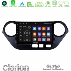 Clarion GL700 Lite Series 8Core Android11 6+128GB Hyundai i10 2014-2020 Navigation Multimedia Tablet 9 Με Carplay -amp; Android Auto