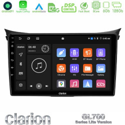 Clarion GL700 Lite Series 8Core Android11 6+128GB Hyundai i30 2012-2017 Navigation Multimedia Tablet 9 Με Carplay -amp; Android Auto