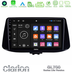 Clarion GL700 Lite Series 8Core Android11 6+128GB Hyundai i30 Navigation Multimedia Tablet 9 Με Carplay -amp; Android Auto