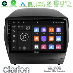 Clarion GL700 Lite Series 8Core Android11 6+128GB Hyundai IX35 Auto A/C Navigation Multimedia Tablet 9 Με Carplay -amp; Android Auto