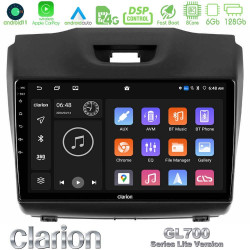 Clarion GL700 Lite Series 8Core Android11 6+128GB Isuzu D-MAX 2012-2019 Navigation Multimedia Tablet 9 Με Carplay -amp; Android Auto