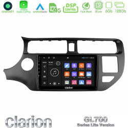 Clarion GL700 Lite Series 8Core Android11 6+128GB Kia Rio 2011-2015 Navigation Multimedia Tablet 9 Με Carplay -amp; Android Auto