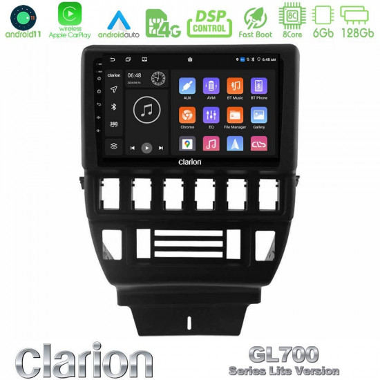 Clarion GL700 Lite Series 8Core Android11 6+128GB Lada Niva Navigation Multimedia Tablet 9 Με Carplay -amp; Android Auto Clarion GL700 Lite Series 8Core Android11 6+128GB Lada Niva Navigation Multimedia Tablet 9 Με Carplay -amp; Android Auto