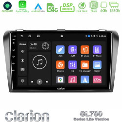 Clarion GL700 Lite Series 8Core Android11 6+128GB Mazda 3 2004-2009 Navigation Multimedia Tablet 9 Με Carplay -amp; Android Auto