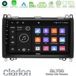 Clarion GL700 Lite Series 8Core Android11 6+128GB Mercedes A/B/Vito/Sprinter Class Navigation Multimedia Tablet 9 Με Carplay -amp; Android Auto
