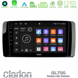 Clarion GL700 Lite Series 8Core Android11 6+128GB Mercedes R Class Navigation Multimedia Tablet 9 Με Carplay -amp; Android Auto