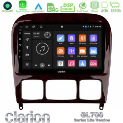 Clarion GL700 Lite Series 8Core Android11 6+128GB Mercedes S Class 1999-2004 (W220) Navigation Multimedia Tablet 9 Με Carplay -amp; Android Auto