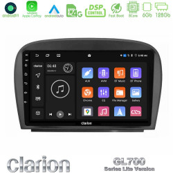 Clarion GL700 Lite Series 8Core Android11 6+128GB Mercedes SL Class 2005-2011 Navigation Multimedia Tablet 9 Με Carplay -amp; Android Auto