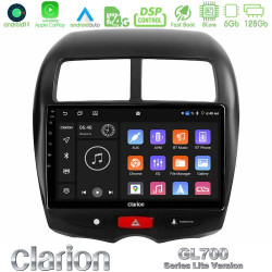 Clarion GL700 Lite Series 8Core Android11 6+128GB Mitsubishi ASX Navigation Multimedia Tablet 10 Με Carplay -amp; Android Auto