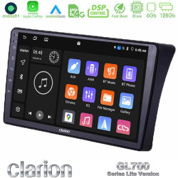 Clarion GL700 Lite Series 8Core Android11 6+128GB Nissan Navara D40 Navigation Multimedia Tablet 9 Με Carplay -amp; Android Auto