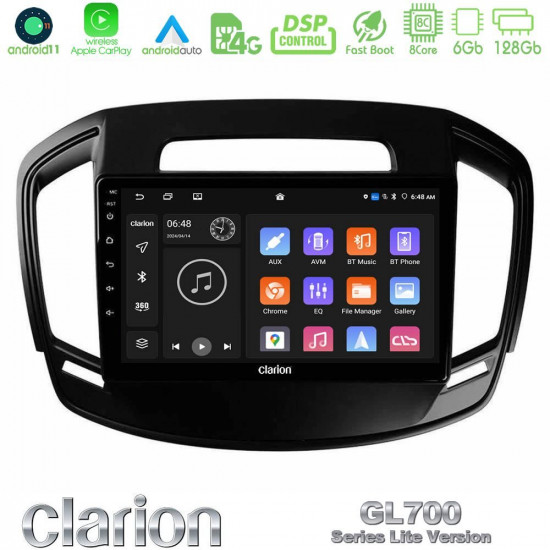 Clarion GL700 Lite Series 8Core Android11 6+128GB Opel Insignia 2014-2017 Navigation Multimedia Tablet 9 Με Carplay -amp; Android Auto Clarion GL700 Lite Series 8Core Android11 6+128GB Opel Insignia 2014-2017 Navigation Multimedia Tablet 9 Με Carplay -amp; Android Auto