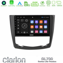 Clarion GL700 Lite Series 8Core Android11 6+128GB Renault Kadjar Navigation Multimedia Tablet 9 Με Carplay -amp; Android Auto