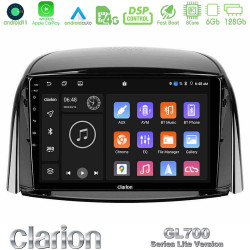 Clarion GL700 Lite Series 8Core Android11 6+128GB Renault Koleos 2007-2015 Navigation Multimedia Tablet 9 Με Carplay -amp; Android Auto