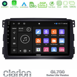 Clarion GL700 Lite Series 8Core Android11 6+128GB Smart 451 Navigation Multimedia Tablet 9 Με Carplay -amp; Android Auto