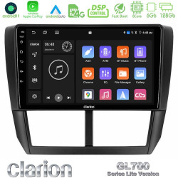 Clarion GL700 Lite Series 8Core Android11 6+128GB Subaru Forester Navigation Multimedia Tablet 9 Με Carplay -amp; Android Auto