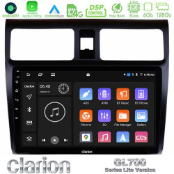 Clarion GL700 Lite Series 8Core Android11 6+128GB Suzuki Swift 2005-2010 Navigation Multimedia Tablet 10 Με Carplay -amp; Android Auto