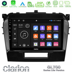 Clarion GL700 Lite Series 8Core Android11 6+128GB Suzuki Vitara 2015-2021 Navigation Multimedia Tablet 9 Με Carplay -amp; Android Auto