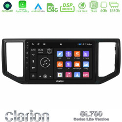 Clarion GL700 Lite Series 8Core Android11 6+128GB VW Amarok 2017-2022 Navigation Multimedia Tablet 9 Με Carplay -amp; Android Auto