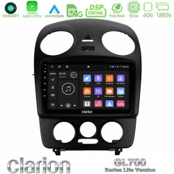 Clarion GL700 Lite Series 8Core Android11 6+128GB VW Beetle Navigation Multimedia Tablet 9 Με Carplay -amp; Android Auto