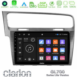 Clarion GL700 Lite Series 8Core Android11 6+128GB VW GOLF 7 Navigation Multimedia Tablet 10 Με Carplay -amp; Android Auto
