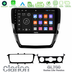 Clarion GL700 Lite Series 8Core Android11 6+128GB VW Jetta Navigation Multimedia Tablet 10 Με Carplay -amp; Android Auto