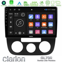 Clarion GL700 Lite Series 8Core Android11 6+128GB VW Jetta Navigation Multimedia Tablet 10 Με Carplay -amp; Android Auto