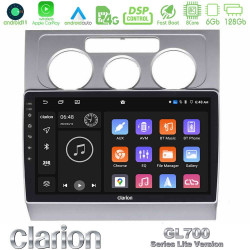 Clarion GL700 Lite Series 8Core Android11 6+128GB VW Touran 2003-2011 Navigation Multimedia Tablet 10 Με Carplay -amp; Android Auto