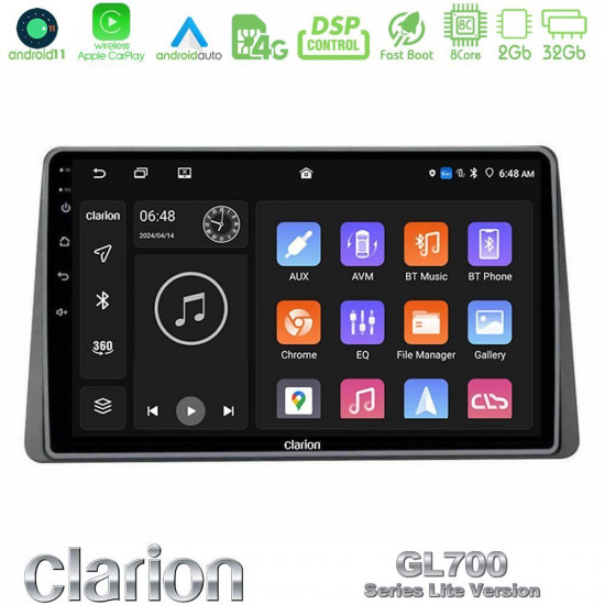 Clarion GL700 Lite Series Dacia Duster 2022-2024 8Core Android11 2+32GB Navigation Multimedia Tablet 9? Με Carplay -amp; Android Auto Με Carplay -amp; Android Auto Clarion GL700 Lite Series Dacia Duster 2022-2024 8Core Android11 2+32GB Navigation Multimedia Tablet 9? Με Carplay -amp; Android Auto Με Carplay -amp; Android Auto