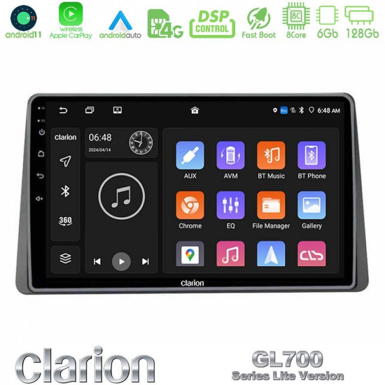 Clarion GL700 Lite Series Dacia Duster 2022-2024 8Core Android11 6+128GB Navigation Multimedia Tablet 9? Με Carplay -amp; Android Auto Με Carplay -amp; Android Auto Clarion GL700 Lite Series Dacia Duster 2022-2024 8Core Android11 6+128GB Navigation Multimedia Tablet 9? Με Carplay -amp; Android Auto Με Carplay -amp; Android Auto