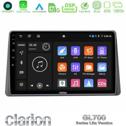 Clarion GL700 Lite Series Dacia Duster 2022-2024 8Core Android11 6+128GB Navigation Multimedia Tablet 9? Με Carplay -amp; Android Auto Με Carplay -amp; Android Auto