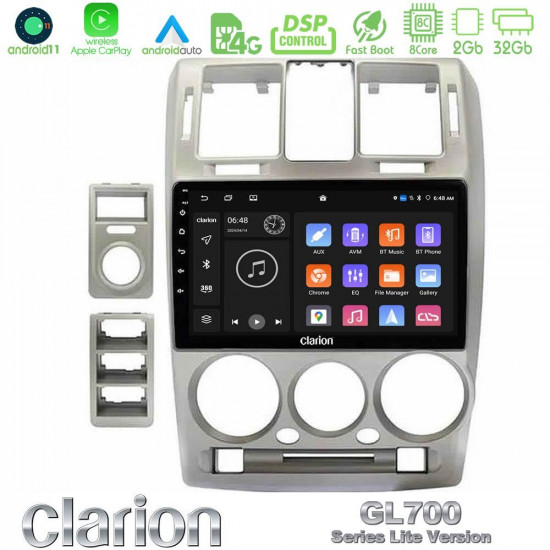 Clarion GL700 Lite Series Hyundai Getz 2002-2009 8Core Android11 2+32GB Navigation Multimedia Tablet 9? Με Carplay -amp; Android Auto Με Carplay -amp; Android Auto Clarion GL700 Lite Series Hyundai Getz 2002-2009 8Core Android11 2+32GB Navigation Multimedia Tablet 9? Με Carplay -amp; Android Auto Με Carplay -amp; Android Auto