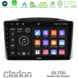 Clarion GL700 Lite Series Jeep Grand Cherokee 2005-2007 8Core Android11 6+128GB Navigation Multimedia Tablet 10? Με Carplay -amp; Android Auto Με Carplay -amp; Andro