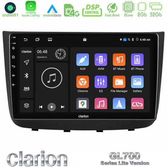 Clarion GL700 Lite Series Mercedes Vito/Viano 2003-2006 8Core Android11 2+32GB Navigation Multimedia Tablet 10? Με Carplay -amp; Android Auto Clarion GL700 Lite Series Mercedes Vito/Viano 2003-2006 8Core Android11 2+32GB Navigation Multimedia Tablet 10? Με Carplay -amp; Android Auto