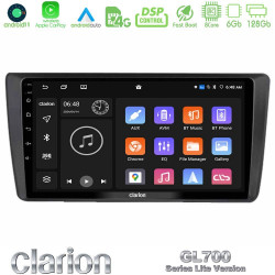 Clarion GL700 Lite Series Skoda Octavia 2004-2012 8Core Android11 6+128GB Navigation Multimedia Tablet 9? Με Carplay -amp; Android Auto