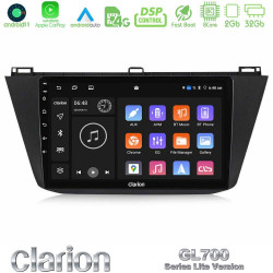 Clarion GL700 Lite Series Vw Tiguan 2016-2022 8Core Android11 2+32GB Navigation Multimedia Tablet 10? Με Carplay -amp; Android Auto
