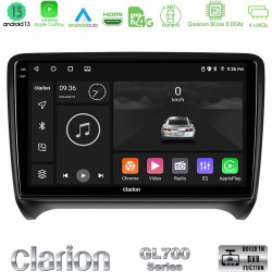 Clarion GL700 Series 8Core Android13 4+64GB Audi TT B7 Navigation Multimedia Tablet 9 Με Carplay -amp; Android Auto