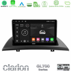 Clarion GL700 Series 8Core Android13 4+64GB BMW E83 Navigation Multimedia Tablet 9 Με Carplay -amp; Android Auto