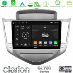 Clarion GL700 Series 8Core Android13 4+64GB Chevrolet Cruze 2009-2012 Navigation Multimedia Tablet 9 Με Carplay -amp; Android Auto