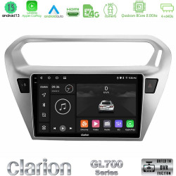 Clarion GL700 Series 8Core Android13 4+64GB Citroen C-Elysee / Peugeot 301 Navigation Multimedia Tablet 9 Με Carplay -amp; Android Auto
