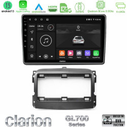 Clarion GL700 Series 8Core Android13 4+64GB Fiat 500L Navigation Multimedia Tablet 10 Με Carplay -amp; Android Auto