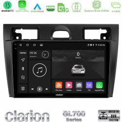 Clarion GL700 Series 8Core Android13 4+64GB Ford Fiesta/Fusion Navigation Multimedia Tablet 9 Με Carplay -amp; Android Auto