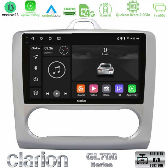 Clarion GL700 Series 8Core Android13 4+64GB Ford Focus Auto AC Navigation Multimedia Tablet 9 Με Carplay -amp; Android Auto Clarion GL700 Series 8Core Android13 4+64GB Ford Focus Auto AC Navigation Multimedia Tablet 9 Με Carplay -amp; Android Auto