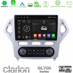 Clarion GL700 Series 8Core Android13 4+64GB Ford Mondeo 2007-2011 (Auto A/C) Navigation Multimedia Tablet 10 Με Carplay -amp; Android Auto