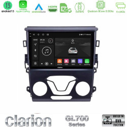 Clarion GL700 Series 8Core Android13 4+64GB Ford Mondeo 2014-2017 Navigation Multimedia Tablet 9 Με Carplay -amp; Android Auto