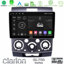 Clarion GL700 Series 8Core Android13 4+64GB Ford Ranger/Mazda BT50 Navigation Multimedia Tablet 9 Με Carplay -amp; Android Auto