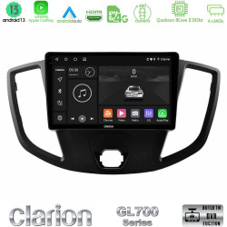 Clarion GL700 Series 8Core Android13 4+64GB Ford Transit 2014-gt; Navigation Multimedia Tablet 9 Με Carplay -amp; Android Auto