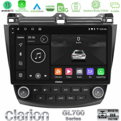 Clarion GL700 Series 8Core Android13 4+64GB Honda Accord 2002-2008 Navigation Multimedia Tablet 10 Με Carplay -amp; Android Auto Clarion GL700 Series 8Core Android13 4+64GB Honda Accord 2002-2008 Navigation Multimedia Tablet 10 Με Carplay -amp; Android Auto