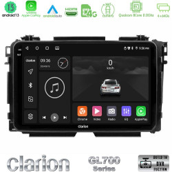 Clarion GL700 Series 8Core Android13 4+64GB Honda HR-V Navigation Multimedia Tablet 9 Με Carplay -amp; Android Auto
